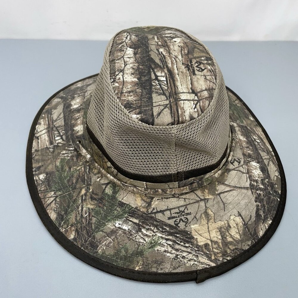 Dorfman Pacific Co Safari Camo Hat DPC Vented Wide Brim Hunting Fishing Outdoor - Picture 6 of 12